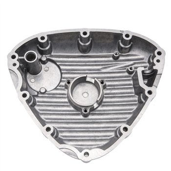 cafe 4 racer - Finned Timing/Stator Cover - Polish - Motone Triumph Bonneville 
