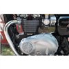 cafe 4 racer - Odznak spojky - rebrovaný - leštený - Motone Triumph Bonneville 