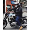 cafe 4 racer - Odznak spojky - žebrovaný - leštěný - Motone Triumph Bonneville 