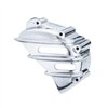 cafe 4 racer - Speedster Sprocket Cover - Ribbed - Polished - AC - Motone Triumph Bonneville 