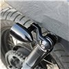 cafe 4 racer - TRILINE Držiaky smeroviek/ukazovateľov so žliabkami - horný držiak tlmiča - brúsené - Motone Triumph Bonneville 