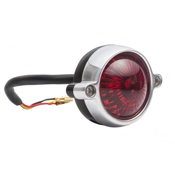 cafe 4 racer - Eldorado Tail Light - LED - Black/Polish - Motone LED Rear lights 