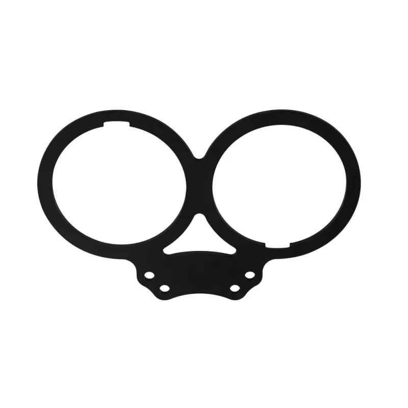 cafe 4 racer - Lay Flat Dash - Guage - Speedo/Tacho Clock Mount Bracket - VDO - Motone Triumph Bonneville 