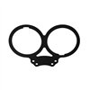 cafe 4 racer - Lay Flat Dash - Guage - Speedo/Tacho Clock Mount Bracket - VDO - Motone Triumph Bonneville 