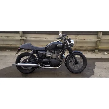 cafe 4 racer - Lay Flat Dash - Guage - Speedo/Tacho Clock Mount Bracket - VDO - Motone Triumph Bonneville 