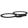 cafe 4 racer - Lay Flat Dash - Guage - Speedo/Tacho Clock Mount Bracket - VDO - Motone Triumph Bonneville 