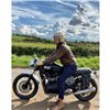 cafe 4 racer - High-Tail Blatník - Predvŕtaný pre Motone Držiak Svetla na Blatník - Brúsený- AC - Motone Triumph Bonneville 