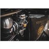 cafe 4 racer - Knoflík škrticí klapky s vroubkováním - mosazný - Motone Triumph Bonneville 