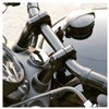 cafe 4 racer - Up-And-Over Riser Kit for 22mm Bars - Black - Motone Triumph Bonneville 