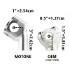 cafe 4 racer - Up-And-Over Riser Kit for 22mm Bars - Black - Motone Triumph Bonneville 