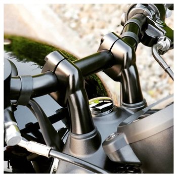 cafe 4 racer - Sada zdviháků Up-And-Over pro řídítka 22 mm - černá - Motone Triumph Bonneville 