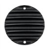 cafe 4 racer - Clutch Badge - Ribbed - Black - Motone Triumph Bonneville 