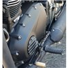 cafe 4 racer - Odznak spojky - žebrovaný - černý - Motone Triumph Bonneville 