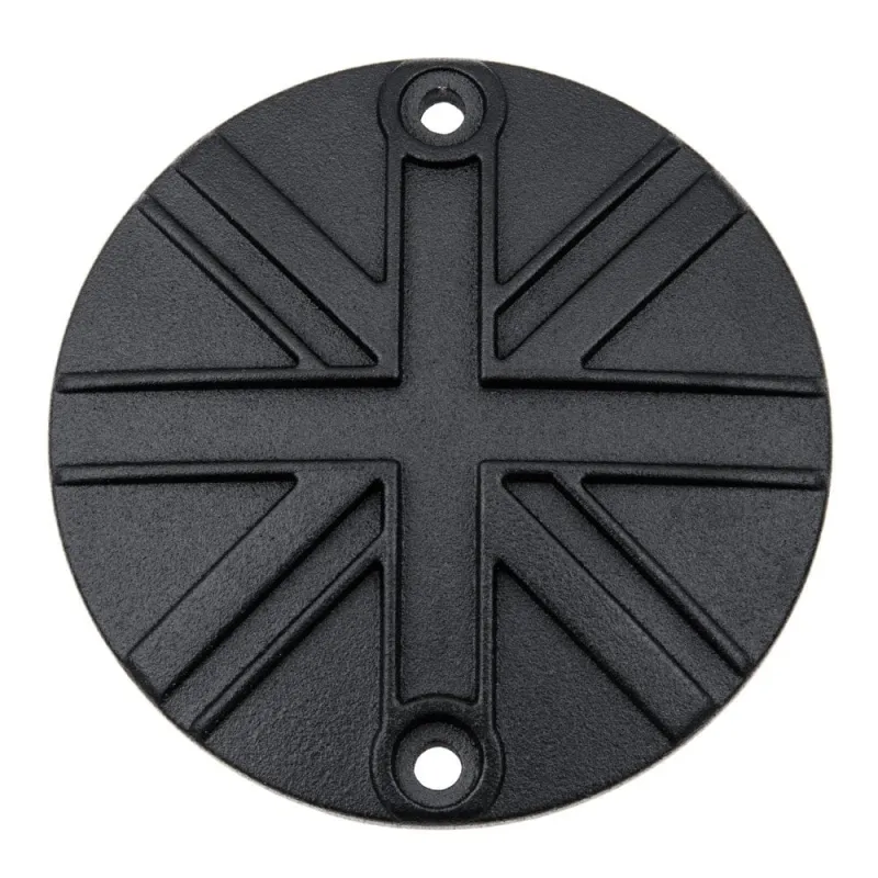 Clutch Badge - Union Jack - Black