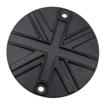 Clutch Badge - Union Jack - Black