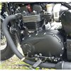 cafe 4 racer - Odznak spojky - Union Jack - Černý - Motone Triumph Bonneville 