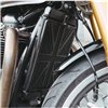 cafe 4 racer - Billet Radiator Guard Kit - Union Jack - Black - Motone Triumph Bonneville 