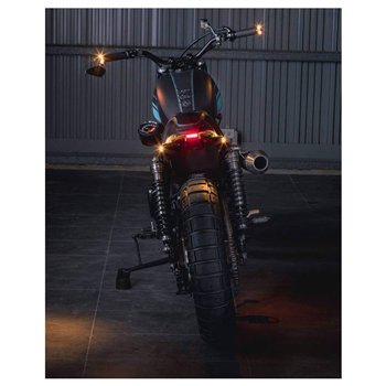 cafe 4 racer - Customní palivová nádrž - EFI - surový hliník - Motone Triumph Bonneville 