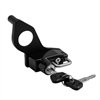 cafe 4 racer - Left Side Shock Mount Helmet Lock and Keys - Motone Triumph Bonneville 