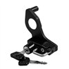 cafe 4 racer - Left Side Shock Mount Helmet Lock and Keys - Motone Triumph Bonneville 