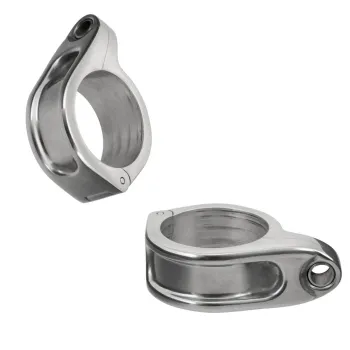 cafe 4 racer - Indicator Brackets - Top Shock Mount - Polished - Motone Triumph Bonneville 