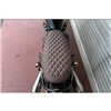 cafe 4 racer - The Blackadder - Low Profile Skinny Diamond Stitch Seat - Tobacco Brown - Motone Triumph Bonneville 