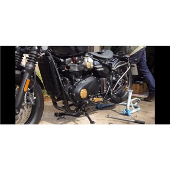 cafe 4 racer - Ranger Foot Pegs - Triumph Bobber - BRASS - Motone Triumph Bonneville 