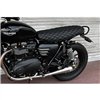 The Blackadder - Low Profile Skinny Diamond Stitch Seat - Black