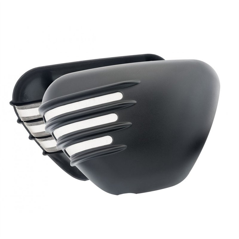 cafe 4 racer - Street Twin - Ribbed Side Panels - Matte Black - Motone Triumph Bonneville 