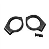 cafe 4 racer - Wrap-Around Fork M10 (10mm) Indicator Turn Signal Bracket Clamps - Pair - 49mm - Black - Motone CNC aluminum housing & brackets 