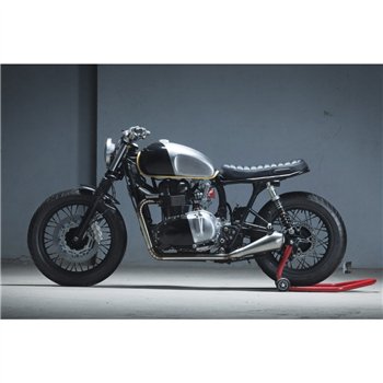 cafe 4 racer - Adjustable Short Shifter Gear Selector Lever and Peg - Polish - Motone Triumph Bonneville 