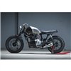 cafe 4 racer - Nastaviteľná krátka páka radenia prevodov a opierka - leštená - Motone Triumph Bonneville 