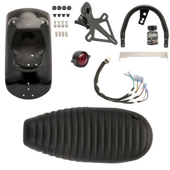 cafe 4 racer - Sump Guard - Bash Plate - Skid Plate - Triumph T - Silver - Motone Triumph Bonneville 