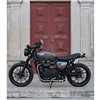 cafe 4 racer - Cortado Kit - Black Mudguard + Black Gort Light + License Plate - (MTE210+MTE210A+PNT+DDM021+MEL033+MMU613+MEL526) - Motone Triumph Bonneville 