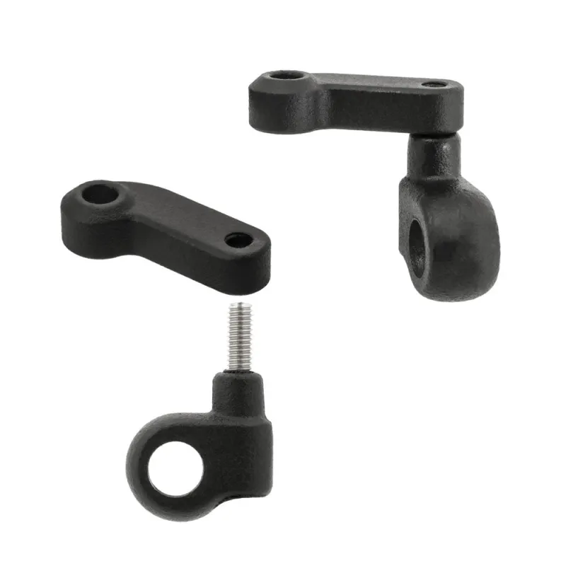 cafe 4 racer - The KLINGONS v2 - M8 Indicator Handlebar Mount Bracket Kit  - PAIR - Motone Triumph Bonneville 