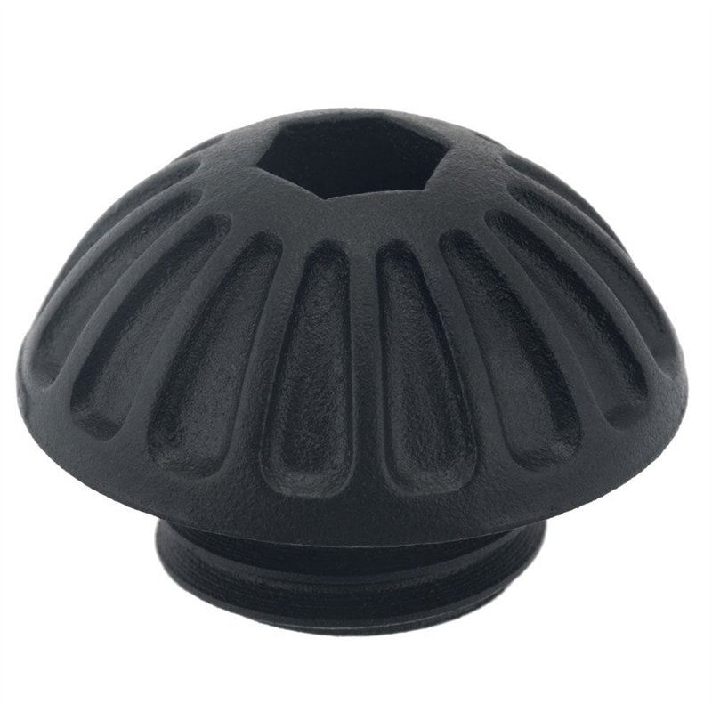 cafe 4 racer - Engine Oil Filler Cap - Roswell - Solid Black - Motone Triumph Bonneville 