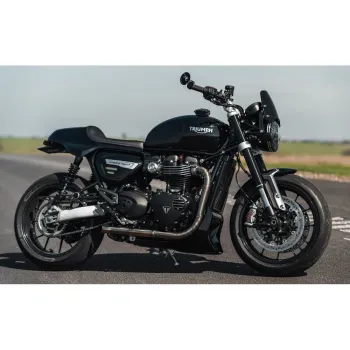 cafe 4 racer - Polished Cylinder Stud Knuckles Caps - Motone Triumph Bonneville 