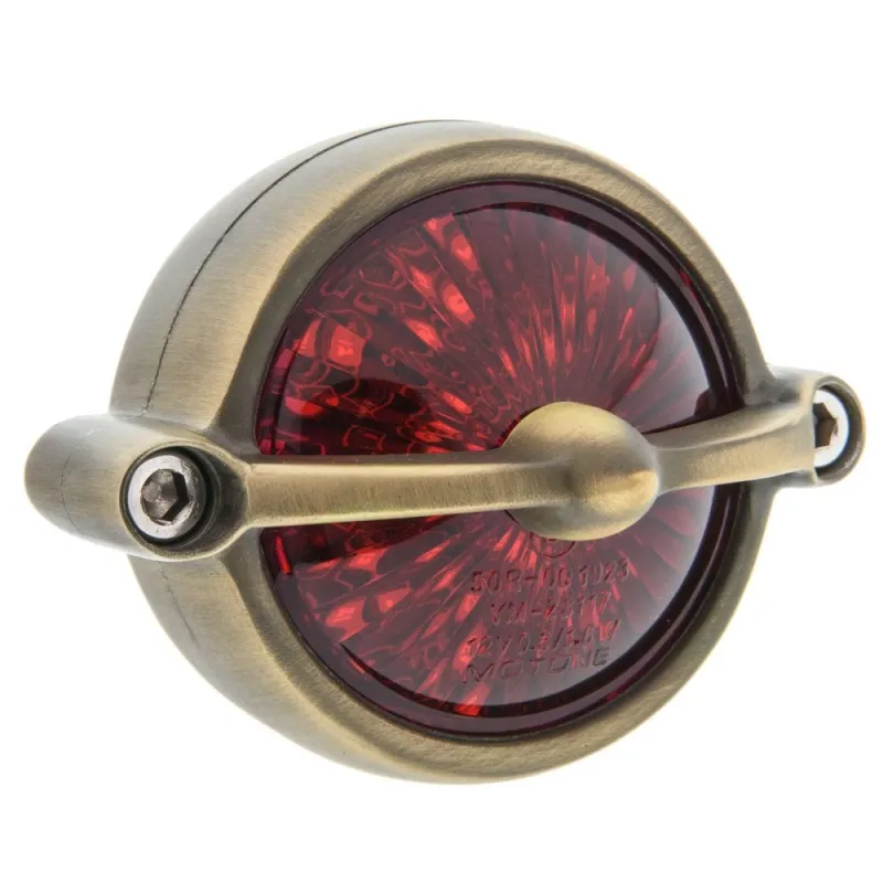 cafe 4 racer - Bel Air Tail Light - LED - Brass - Motone LED Rear lights 