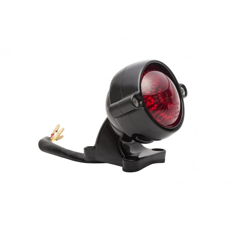 cafe 4 racer - Eldorado Tail Light + Fender Mount Kit - Black - Motone LED Rear lights 