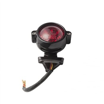 cafe 4 racer - Eldorado Tail Light + Fender Mount Kit - Black - Motone LED Rear lights 