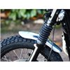 cafe 4 racer - Shorty Front Mudguard/Fender - Polished Aluminium - LC Bikes - Motone Triumph Bonneville 