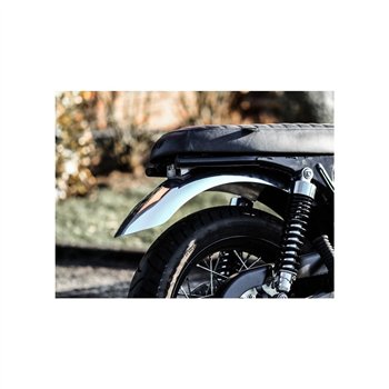 cafe 4 racer - Bobbed Rear Mudguard/Fender - Polished Aluminium - Motone Triumph Bonneville 