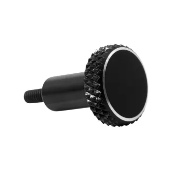 cafe 4 racer - TPS Carb/Throttle Body Cover - Pair - Ribbed/Finned - Black - Motone Triumph Bonneville 