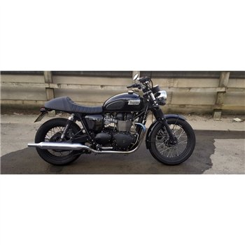 cafe 4 racer - Rychloupínací hliníkové šrouby bočního panelu - černé - Motone Triumph Bonneville 