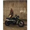 cafe 4 racer - Bonneville Skinny Sedadlo - The Krait Mk.II - Čierna - Motone Triumph Bonneville 