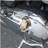 cafe 4 racer - Talon - Ribbed Clutch Lifter Cover - BRASS - Motone Triumph Bonneville 