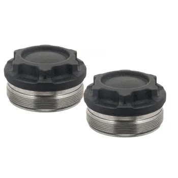 The Capos - Fork Top Caps Pair - Bobber Black / Speedmaster 47mm Fork - BLACK