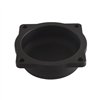 cafe 4 racer - Finned Carb Tops Contrast Cut Black - CARB VERSION  - Motone Triumph Bonneville 