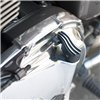 cafe 4 racer - Talon - Žebrovaný kryt páčky spojky - černý s leštěnými žebry - Motone Triumph Bonneville 