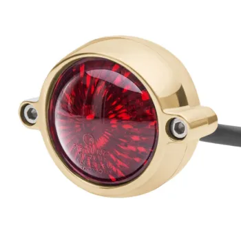 cafe 4 racer - Eldorado Light in Solid Brass - Tail Tidy - Loom - Kit - Motone Triumph Bonneville 